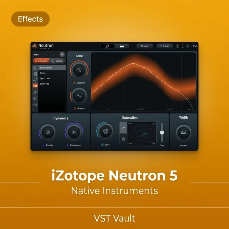 iZotope Neutron 5 AI mixing plugin suite interface with mix assistant and unmask module