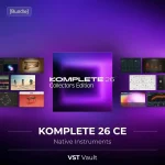 Native Instruments Komplete 26 Collector's Edition product cover, May 2026 complete plugin suite