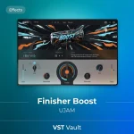 UJAM Finisher Boost free single-knob multi-effect plug-in interface with character mode selector